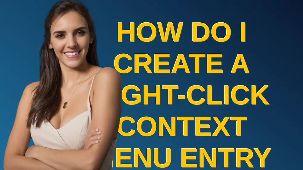 Video thumbnail of How do I create a right-click context menu entry to open Git Bash at a given folder within ConEmu?