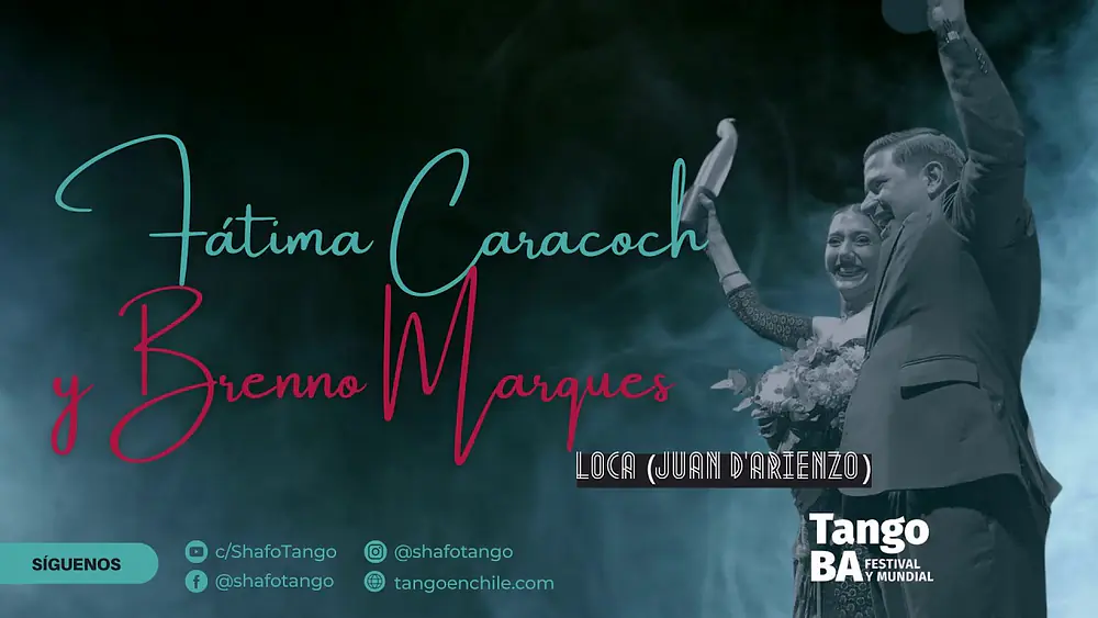 Video thumbnail for Baile de Campeones, TANGO PISTA 2024: Fátima Caracoch y Brenno Marques. Tango BA Festival y Mundial.