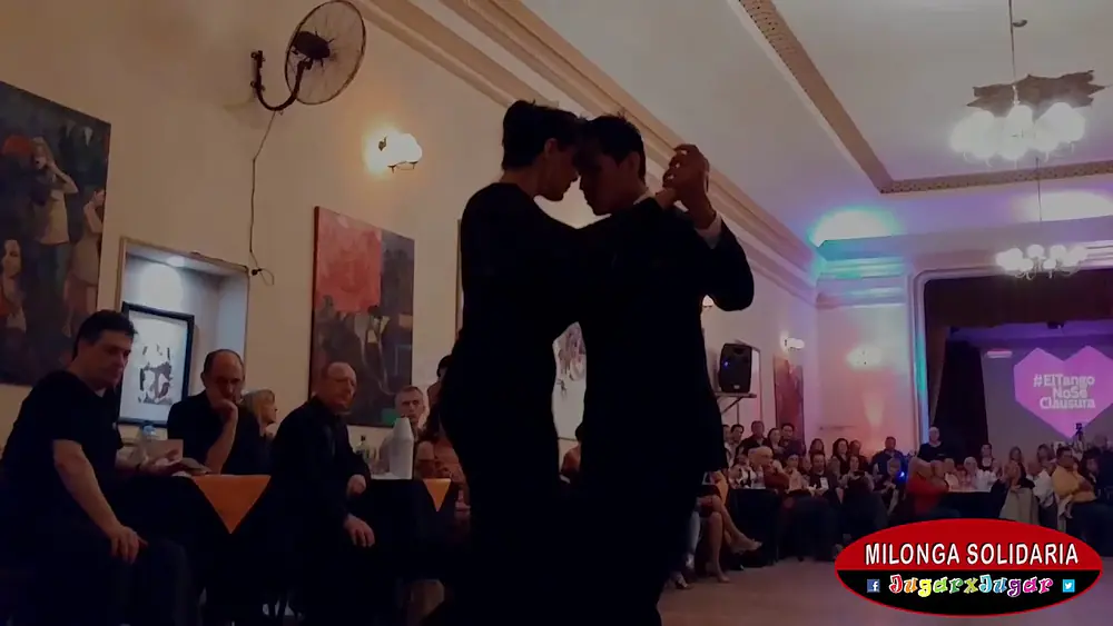 Video thumbnail for Mariel Filadoro y Diego Churquina. T1. Milonga Solidaria JugarxJugar