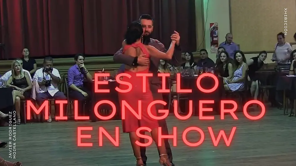 Video thumbnail for Lindo baile de milonga por Javier Rodriguez, Moira Castellano en Yira Yira Milonga.