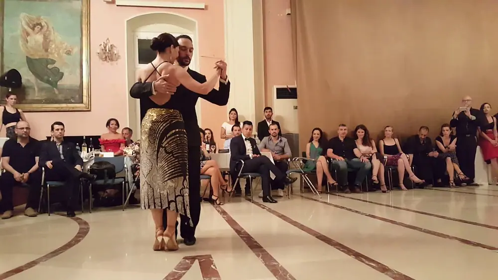 Video thumbnail for Loukas Balokas-Georgia Priskou, Mi vida en tus manos, Rodolfo Biagi, Syros Tango Festival