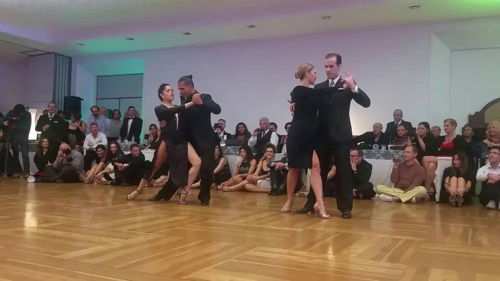 Video thumbnail for Sebastian Arce-Vanesa Villalba y Facundo Pinero y Mariana Montes Bari Tango Congress 2017