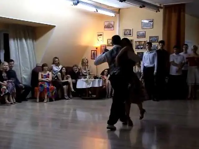 Video thumbnail for Sigrid Van Tilbeurgh & Roman Konyshev in Chelyabinsk. Buenos Tangos Club 2012-11-04. 1