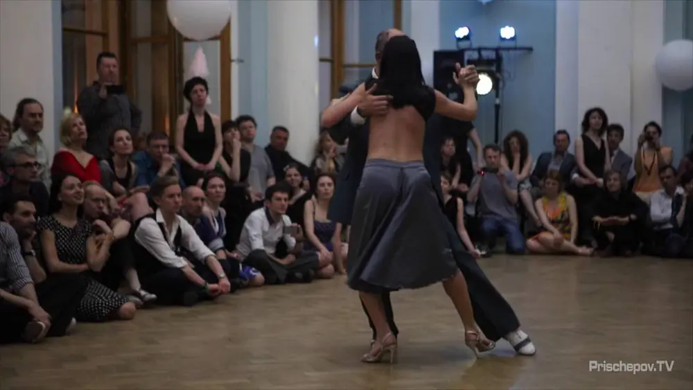 Video thumbnail for Horacio Godoy and Cecilia Berra, 2-3, Nevskaya Milonga 24.05.2016