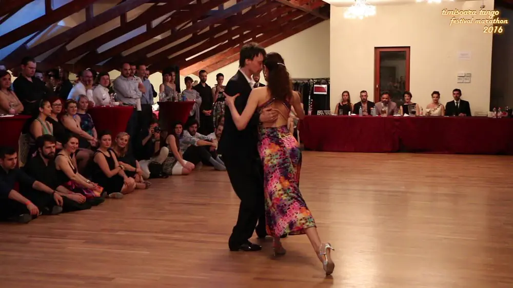 Video thumbnail for Darko Dozic y Sonja Zivanovic, Timisoara Tango Festival 4, Lluvia de Abril - Miguel Calo.