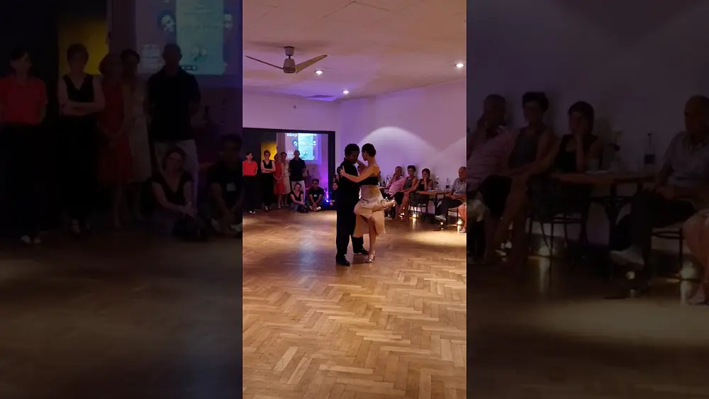 Video thumbnail for Impro in Pforzheim, Silvina Tse & Julio Alvarez dancing "Junto a tu Corazon"