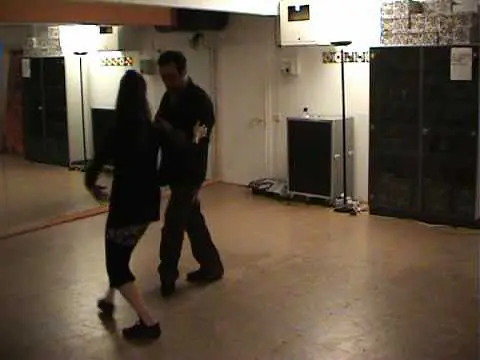 Video thumbnail for Tango Argentino clase Karin Solana y Gustavo Vidal 14.07.2009