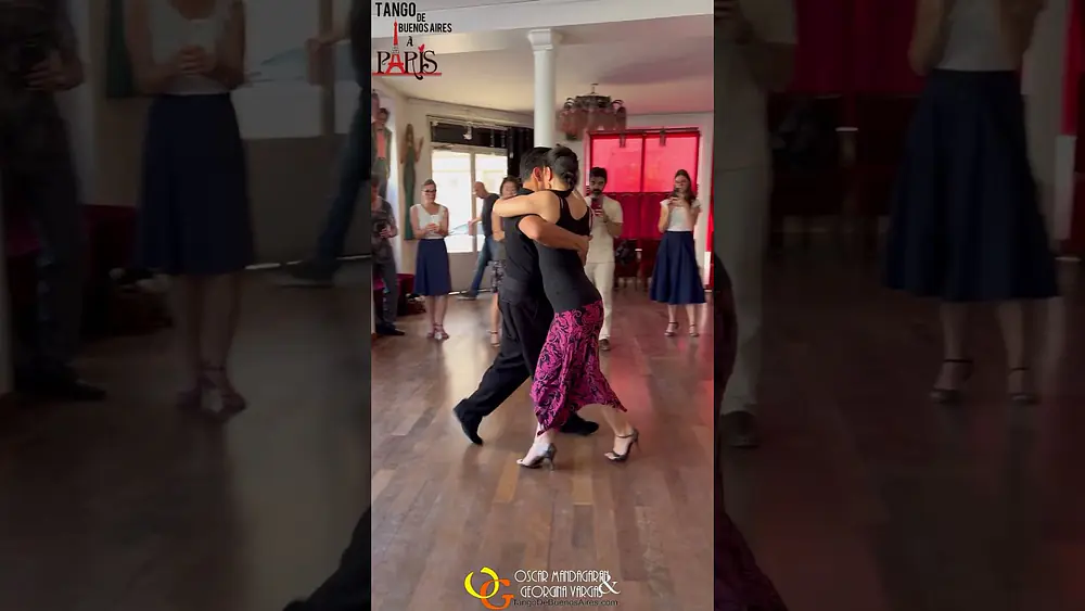 Video thumbnail for #milonga #tango #dancers Georgina Vargas Oscar Mandagaran