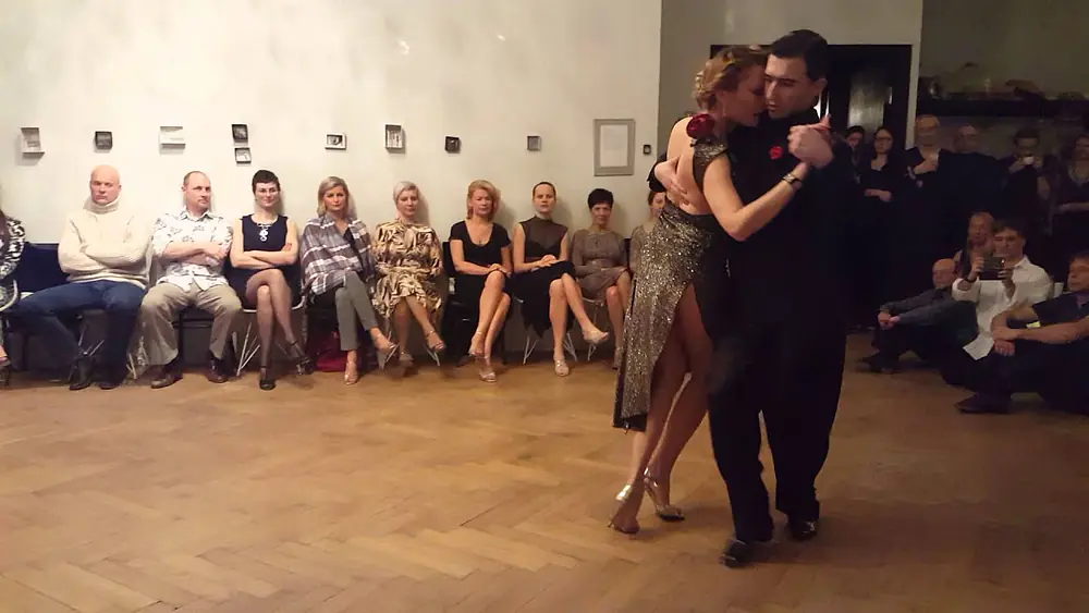 Video thumbnail for Artem & Karina Lilu Dovbush -Milonga, Riga -2