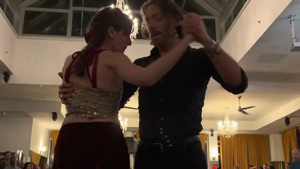 Video thumbnail for All Night Milonga @ Stepping Out Performance : Rebecca Shulman & Jaimes Friedgen (1/3)11/2022, NYC