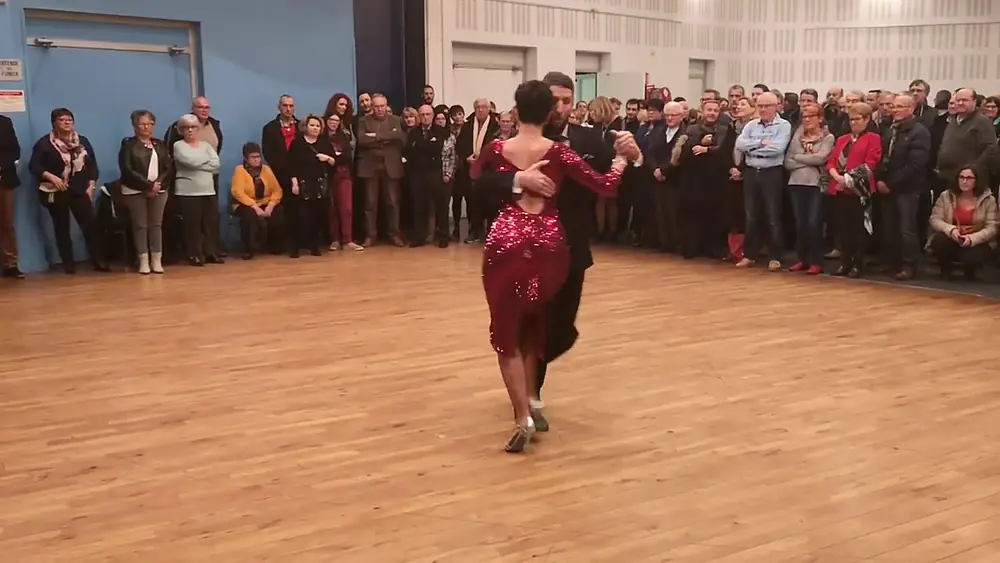 Video thumbnail for Virginia Uva & Cesar Agazzi - Condat sur Vienne - Tango A Vivre Limoges - Janvier 2019