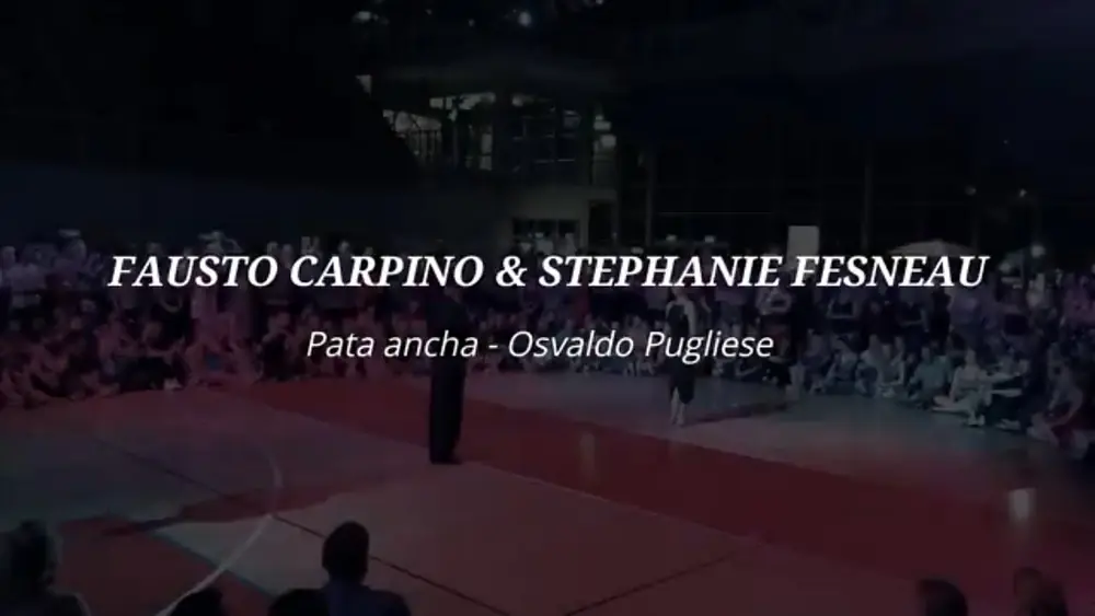 Video thumbnail for Fausto Carpino & Stephanie Fesneau (3), MSTF 2018