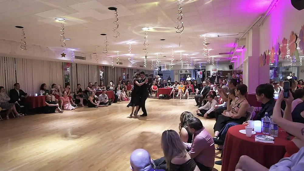 Video thumbnail for Milonga Uno with DJ Mark Sakowski. Performance by Roxana Suarez & Sebastian Achaval.