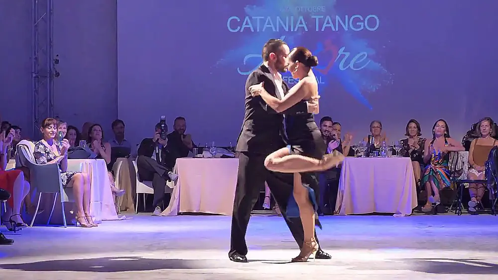 Video thumbnail for Loukas Balokas-Georgia Priskou, Pocas Palabras, Ricardo Tanturi, Catania Tango Amore
