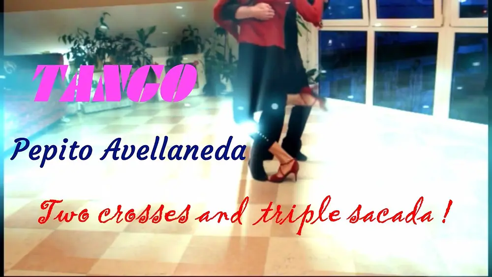 Video thumbnail for Tango. My Maestro Pepito Avellaneda. Two crosses and triple Sacada.