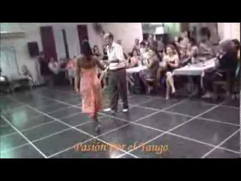 Video thumbnail for CORINA HERRERA y PABLO RODRIGUEZ Bailando el Tango UNA CARTA en FLOREAL MILONGA