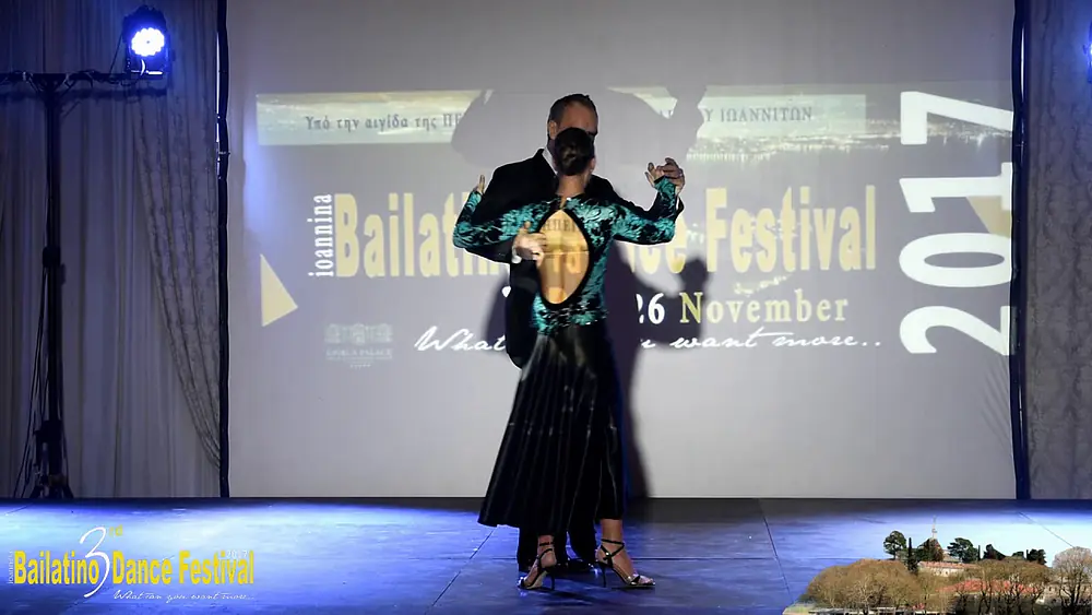 Video thumbnail for 3rd Bailatino Dance Festival Ioannina La Bordona - Xristos Bakopoulos & Mary Ziloti Tango Show