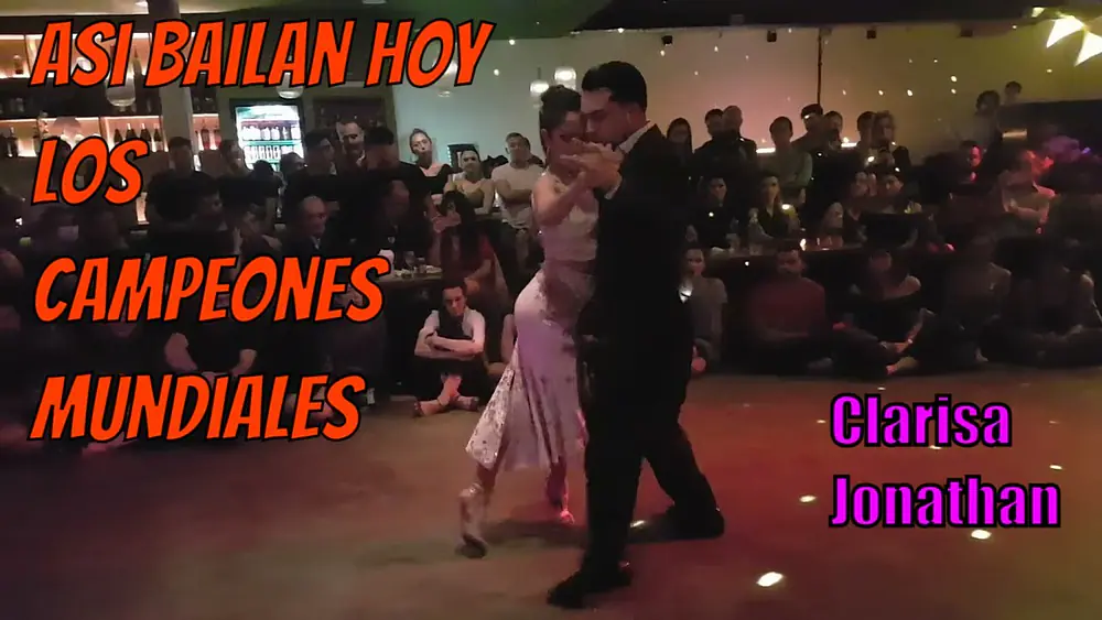 Video thumbnail for Tango performance, Clarisa Aragón, Jonathan Saavedra, Muy Martes milonga, Buenos Aires