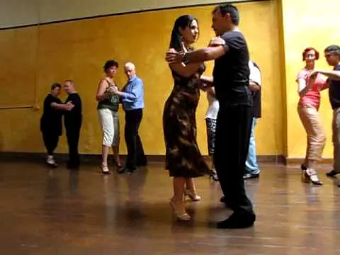 Video thumbnail for TANGO LESSON Step  Effects With QUEBRADA Georgina & Oscar Mandagaran