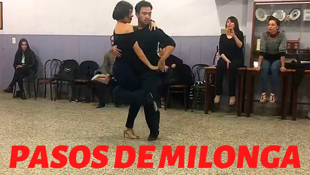 Video thumbnail for Aprender pasos de milonga, Noelia Colletti, Pablo Georgini en #Airesdemilonga