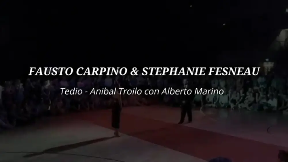Video thumbnail for Fausto Carpino & Stephanie Fesneau (1), MSTF 2018
