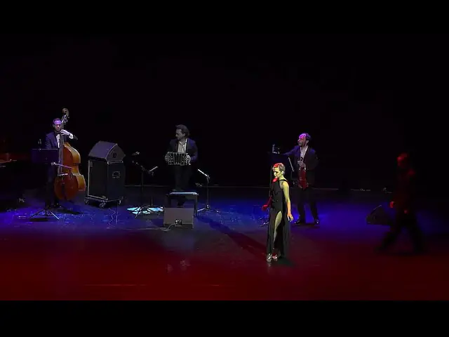 Video thumbnail for "Ojos negros" Solo tango orquesta, Michael Efimov & Daria  Pechatnikova