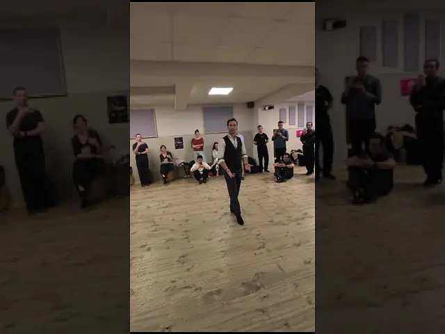 Video thumbnail for amazing tango man's technique class with Facundo Piñero