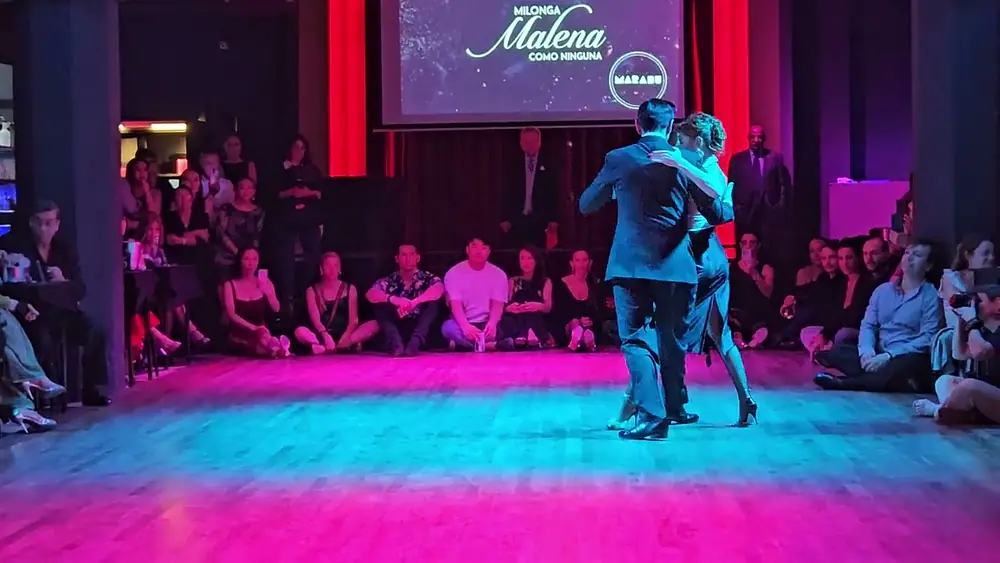 Video thumbnail for Magdalena Gutierrez & German Ballejo at Malena milonga - Mujercitas tango festival (1 of 2)