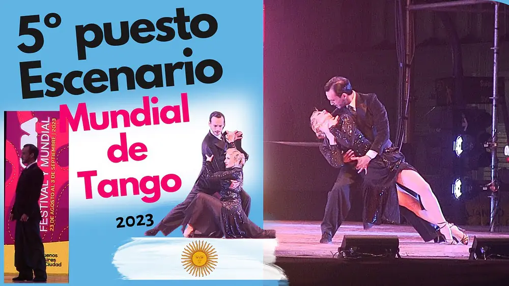 Video thumbnail for Mundial de Tango 2023 Escenario, Lisa y Juan Manuel Rosales, ultimo tango en Buenos Aires, R Juarez