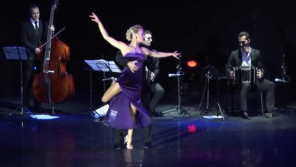 Video thumbnail for "Flor de lino" Solo Tango Orquesta, Michail Efimov & Irina  Samoylova