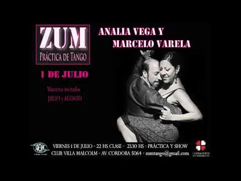 Video thumbnail for Analía Vega y Marcelo Varela en ZUM!