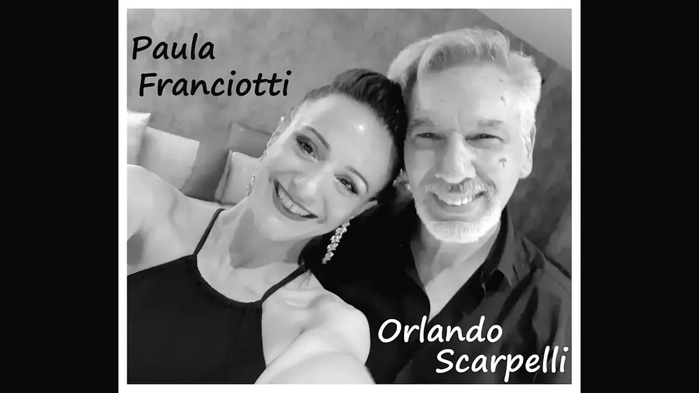 Video thumbnail for Paula Franciotti Orlando Scarpelli - orquesta: Típica Victor - practicando...