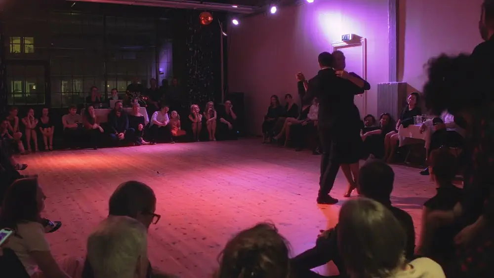 Video thumbnail for Pablo Rodriguez and Ina Eriksen (Di Sarli vamos) Oslo Tangos Saturdaynight milonga at CAK