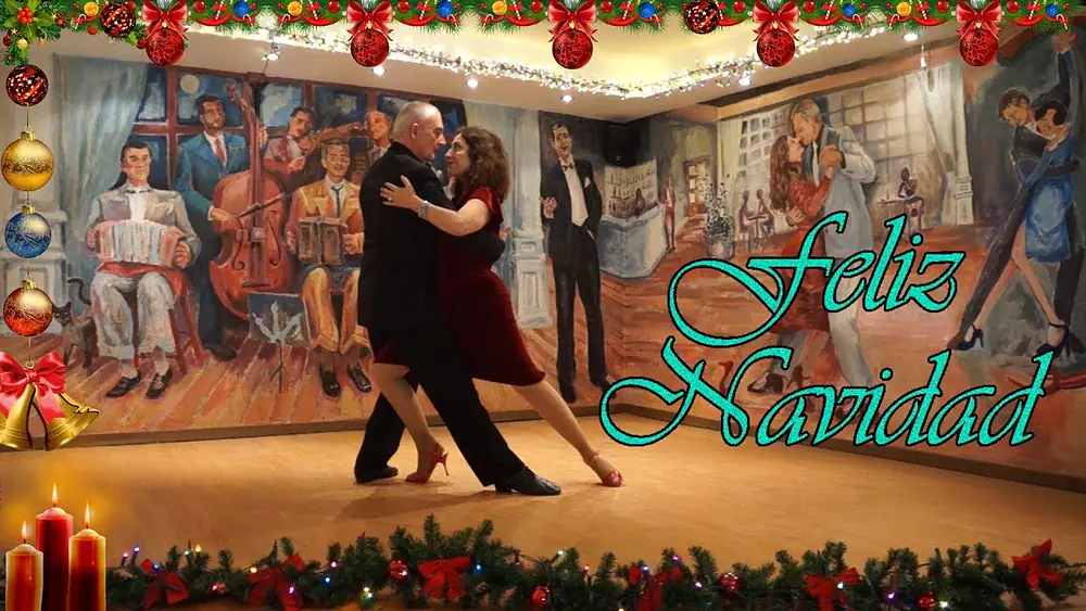 Video thumbnail for Juana García y Julio Robles - "Brindis para Navidad"