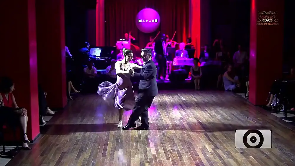 Video thumbnail for Baile tango performance, Fernando Galera, Silvina Vals, Orquesta Sans Souci, Parakultural milonga,
