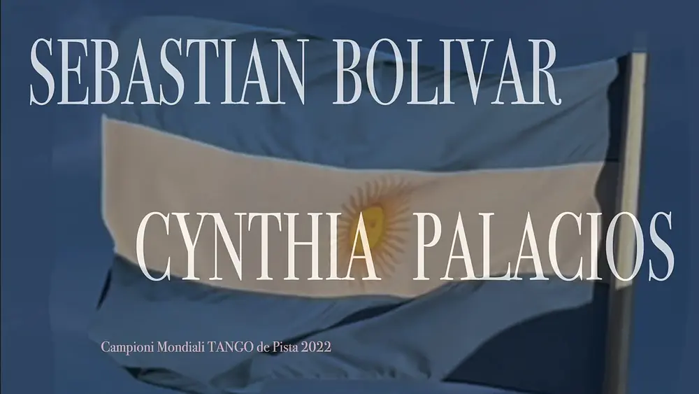 Video thumbnail for SEBASTIAN BOLIVAR    Y   CYNTHIA PALACIOS  Campioni del MONDO TANGO de Pista 2022