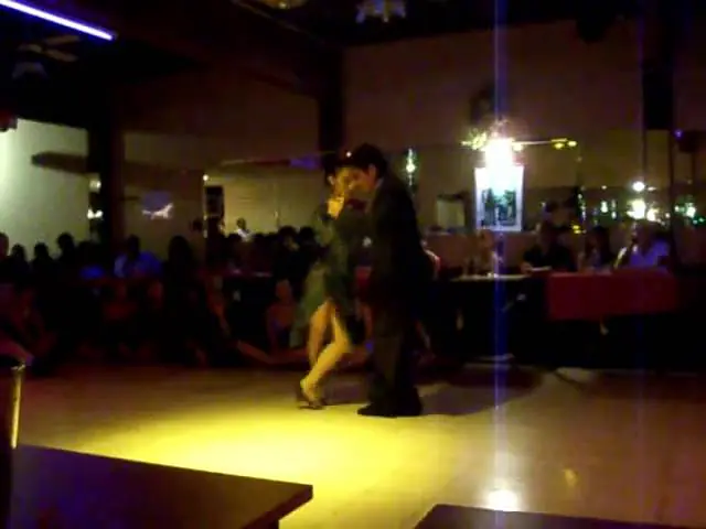 Video thumbnail for Alejandro Veron and his partner is performing at Milonga 10 in Buenos Aires 2010-12-25