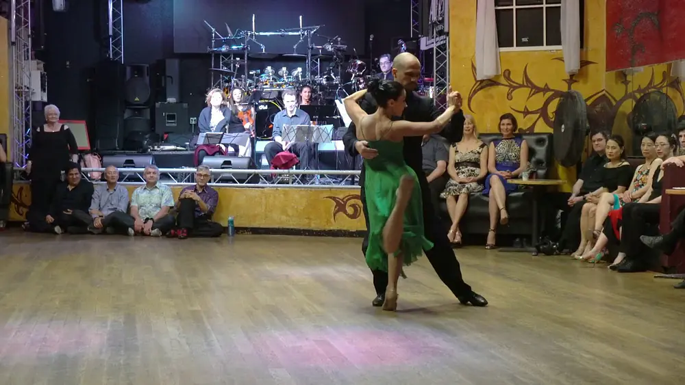 Video thumbnail for Guillermina Quiroga & Mariano Diego Logiudice @ Milonga at Alberto's Demo 2/3 2019 Mar 31