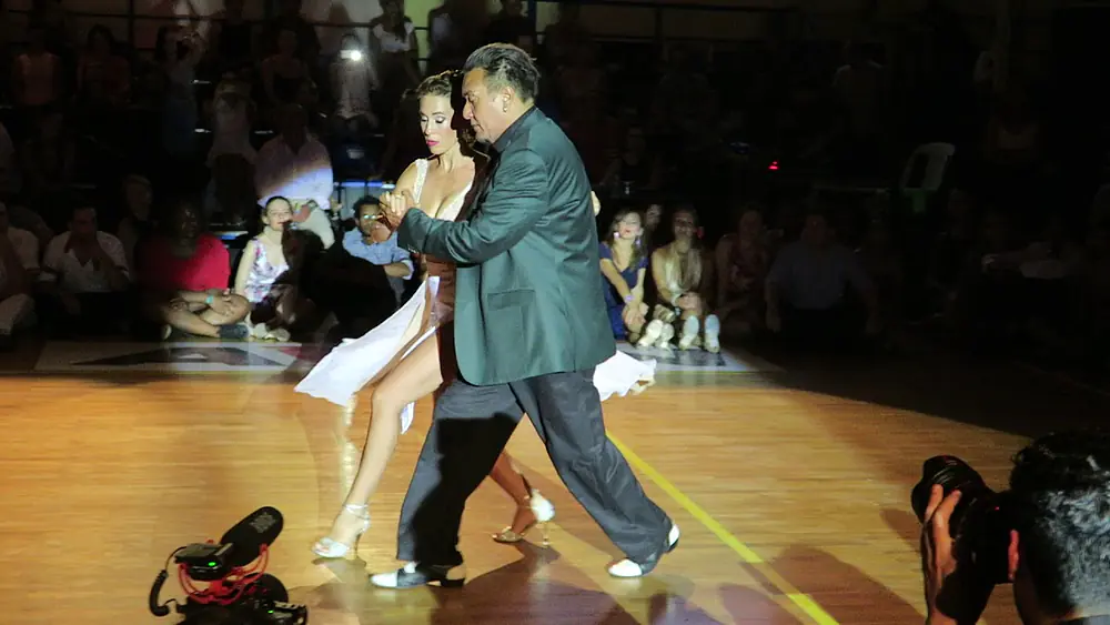 Video thumbnail for Mariano Chicho Frumboli & Juana Sepulveda at A Los Amigos Tango Festival, Rythymno Crete 2019 1