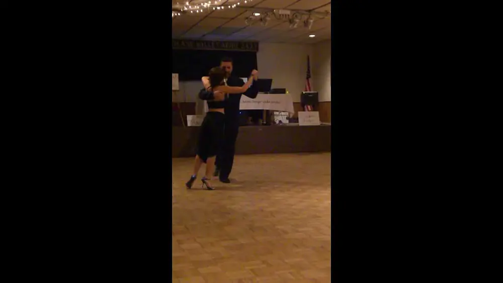 Video thumbnail for Gustavo Benzecry Sabá and María Olivera Dancing at the Grand Milonga for their Spokane workshop.