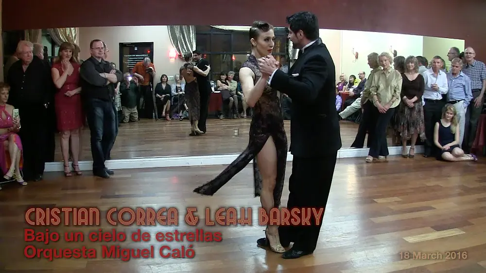 Video thumbnail for Cristian Correa & Leah Barsky – Bajo un cielo de estrellas – Orquesta Miguel Caló