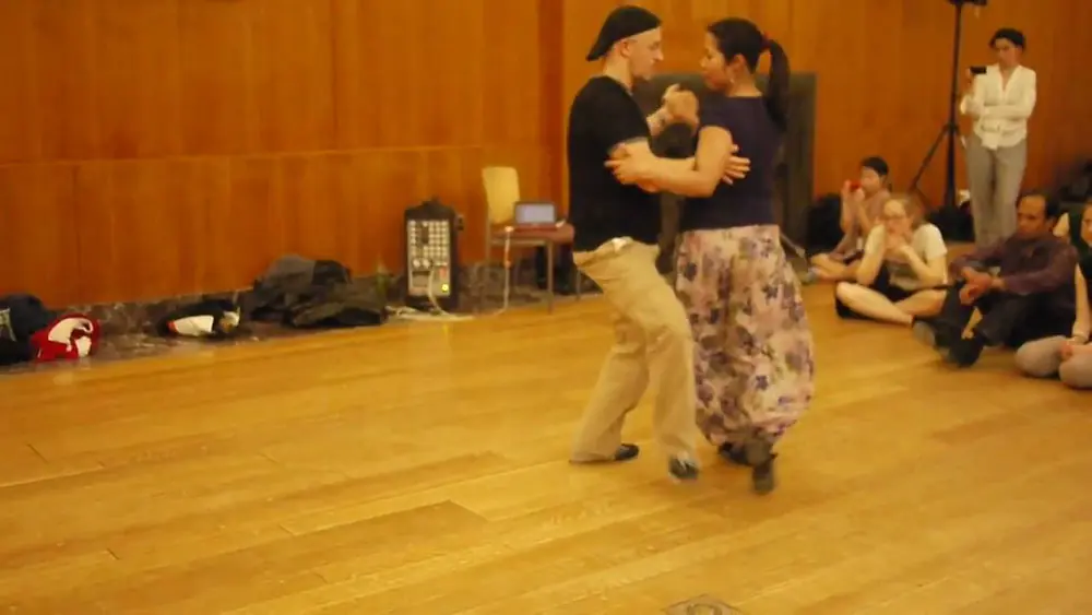 Video thumbnail for Homer & Cristina Ladas at Yale Tango Fest 2011: Colgada Odyssey with Alberto Podesta