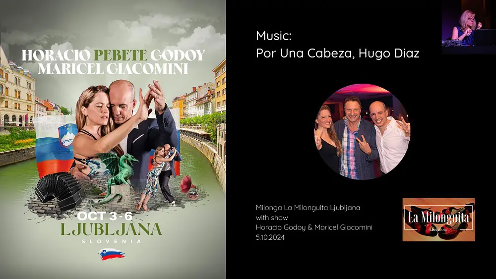 Video thumbnail for Horacio Godoy & Maricel Giacomini @ Ljubljana 2024 (5/5) - Por Una Cabeza, Hugo Diaz