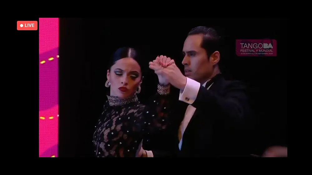 Video thumbnail for Mundial tango 2023 Escenario - Lara Duarte y Jesús Páez - Buenos-Aires 02.09.2023