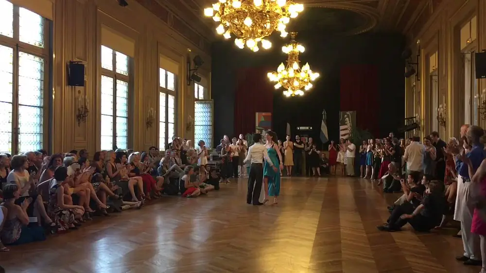 Video thumbnail for Milonga dans les Salons de la Mairie du 6ème  Charlotte Millour