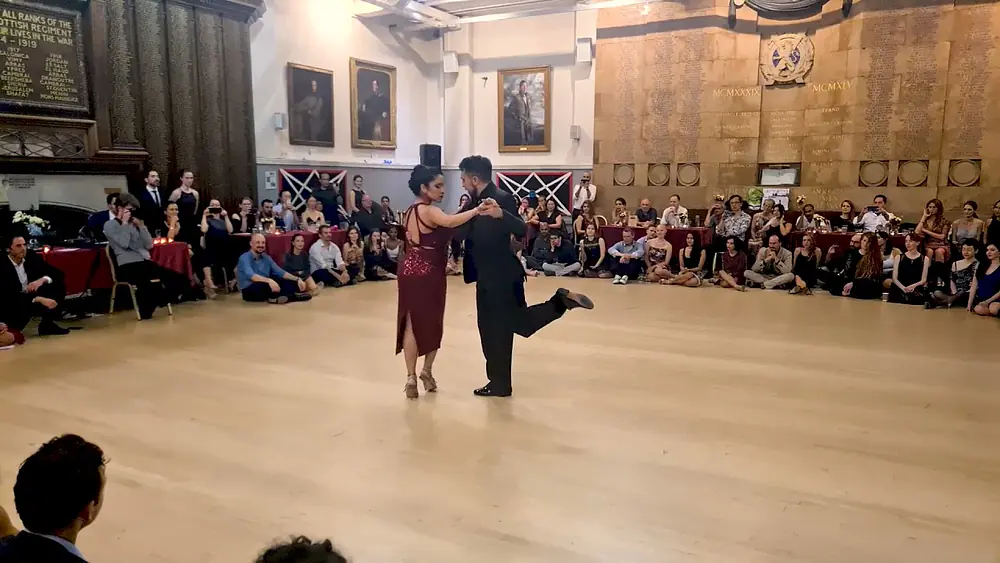Video thumbnail for Clarisa Aragon y Jonathan Saavedra - 3/4 - El Recodo (Tango Bardo) | Milonga Nacimiento