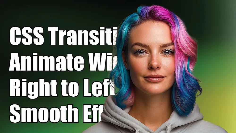 Video thumbnail of CSS Transition: Animate Width from Right to Left for Smooth Effects