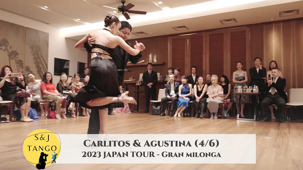 Video thumbnail for Carlitos & Agustina - Japan Tour 2023, Gran Milonga - 4/6 | Mozo guapo #argentinetango #milonga