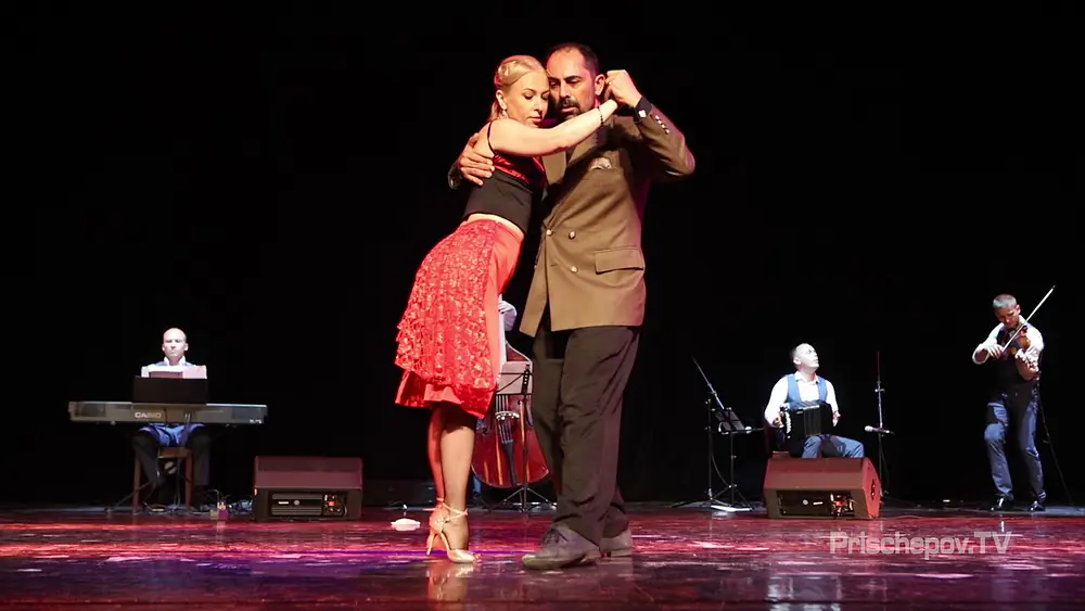 Video thumbnail for Hernan Che and Ekaterina Koptelova, Tango En Vivo orq., 2, Milonguero Nights in Moscow 2018