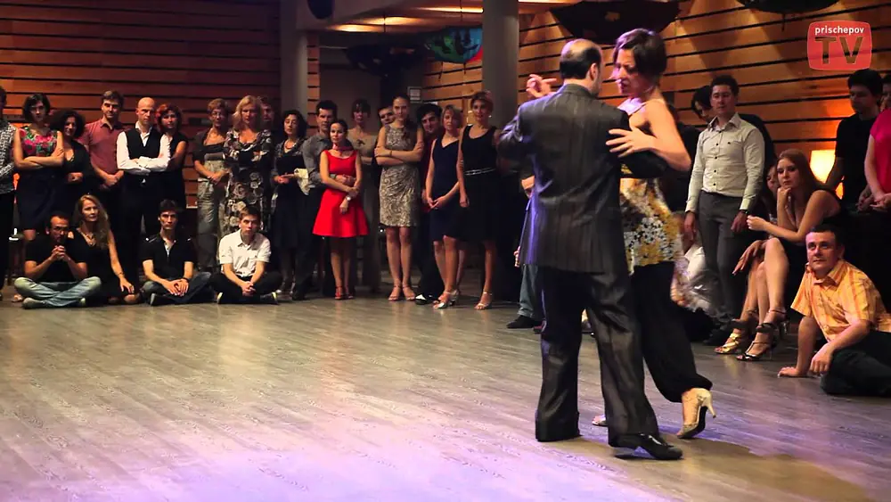 Video thumbnail for Analia Vega & Marcelo Varela (2-4) http://prischepov.ru, Moscow, Russia, Milonga "Me Gusta", Tango